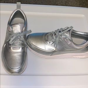 Silver Nike Air Max Thea